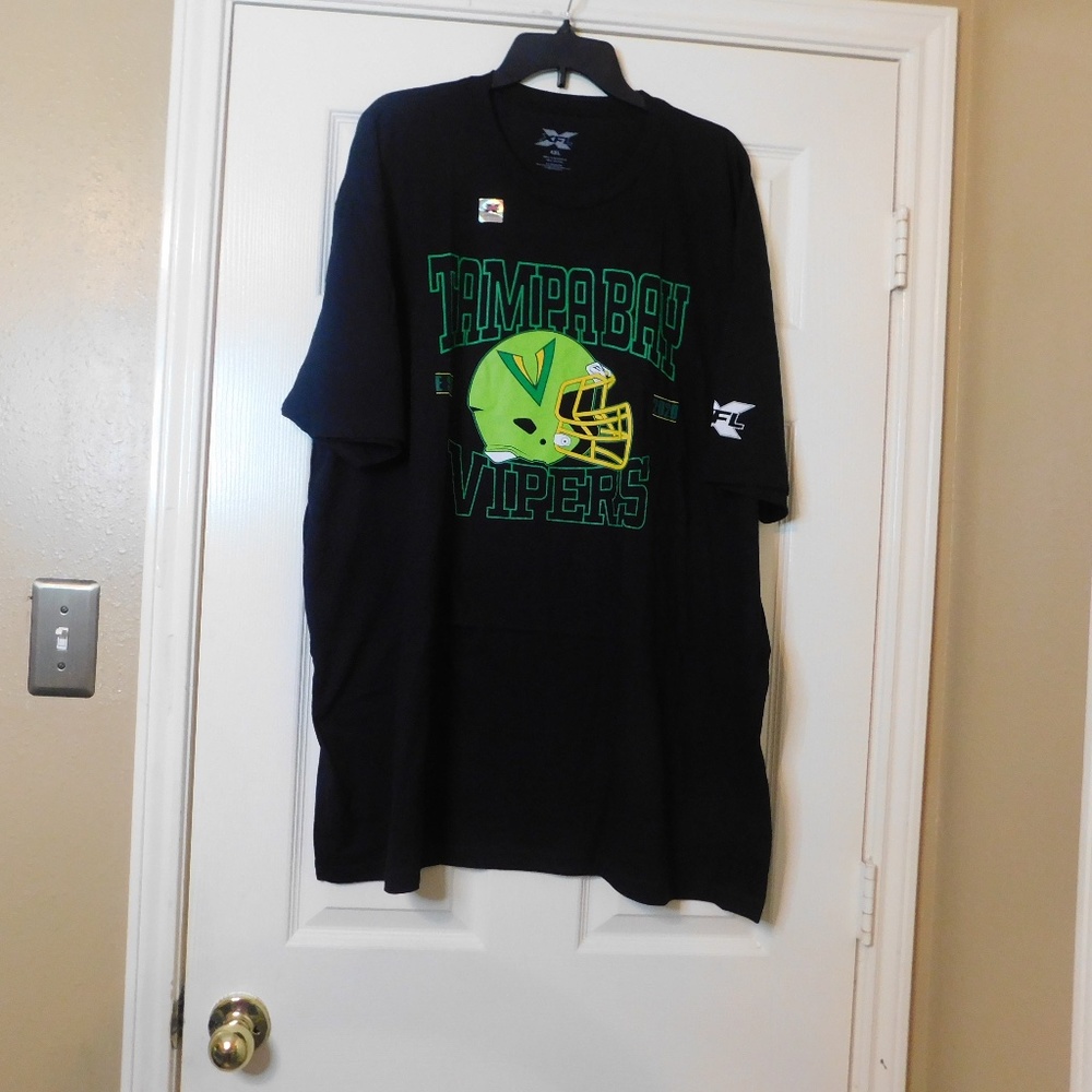 XFL Tampa Bay Vipers Men's Helmet Shirt Size: 4XL
